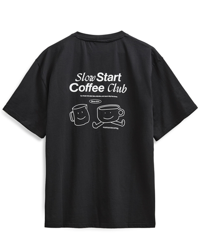 Anerkjendt - AKVillads Coffee T-Shirt - Caviar